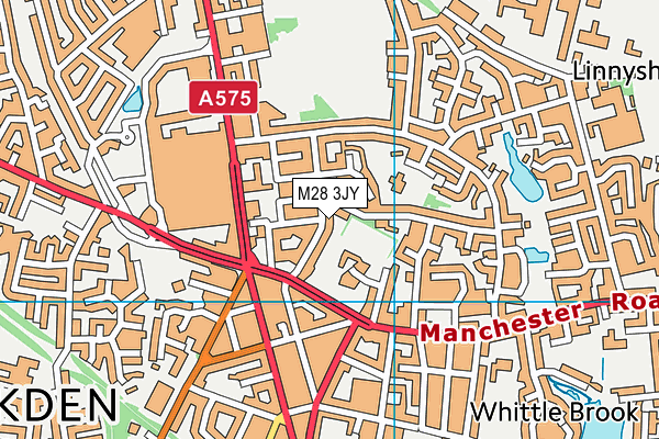 M28 3JY map - OS VectorMap District (Ordnance Survey) M28 3JY map - OS VectorMap District (Ordnance Survey)