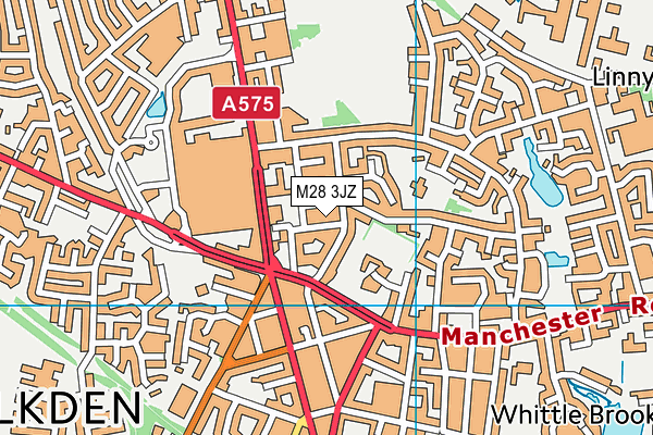 M28 3JZ map - OS VectorMap District (Ordnance Survey) M28 3JZ map - OS VectorMap District (Ordnance Survey)