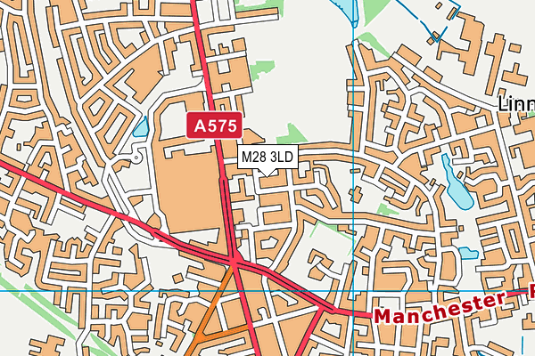 M28 3LD map - OS VectorMap District (Ordnance Survey) M28 3LD map - OS VectorMap District (Ordnance Survey)