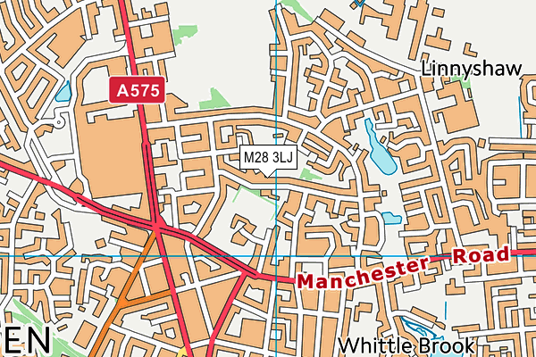 M28 3LJ map - OS VectorMap District (Ordnance Survey) M28 3LJ map - OS VectorMap District (Ordnance Survey)