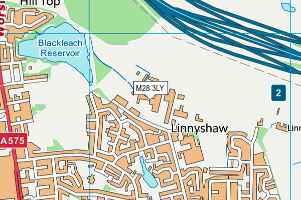 M28 3LY map - OS VectorMap District (Ordnance Survey) M28 3LY map - OS VectorMap District (Ordnance Survey)