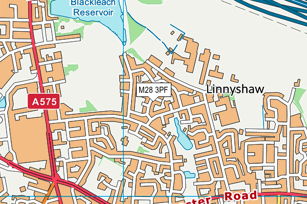 M28 3PF map - OS VectorMap District (Ordnance Survey) M28 3PF map - OS VectorMap District (Ordnance Survey)
