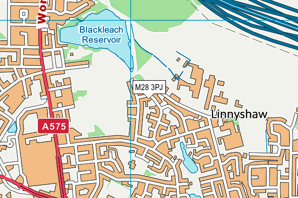 M28 3PJ map - OS VectorMap District (Ordnance Survey) M28 3PJ map - OS VectorMap District (Ordnance Survey)