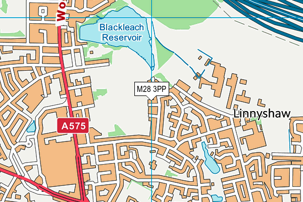 M28 3PP map - OS VectorMap District (Ordnance Survey) M28 3PP map - OS VectorMap District (Ordnance Survey)