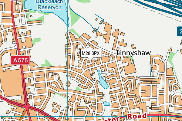 M28 3PX map - OS VectorMap District (Ordnance Survey) M28 3PX map - OS VectorMap District (Ordnance Survey)