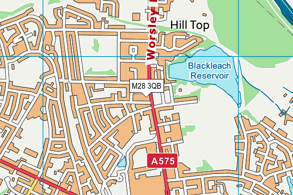 M28 3QB map - OS VectorMap District (Ordnance Survey) M28 3QB map - OS VectorMap District (Ordnance Survey)