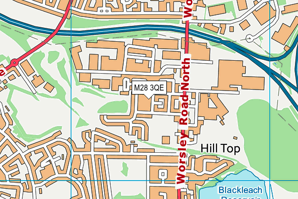 M28 3QE map - OS VectorMap District (Ordnance Survey) M28 3QE map - OS VectorMap District (Ordnance Survey)