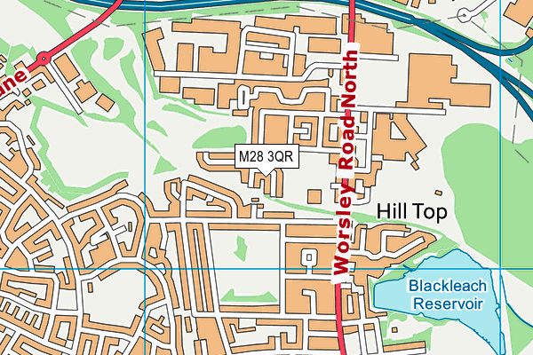 M28 3QR map - OS VectorMap District (Ordnance Survey) M28 3QR map - OS VectorMap District (Ordnance Survey)
