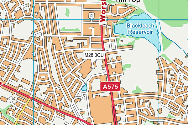 M28 3QU map - OS VectorMap District (Ordnance Survey) M28 3QU map - OS VectorMap District (Ordnance Survey)