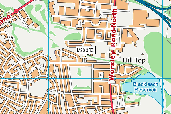 M28 3RZ map - OS VectorMap District (Ordnance Survey) M28 3RZ map - OS VectorMap District (Ordnance Survey)