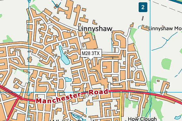 M28 3TX map - OS VectorMap District (Ordnance Survey) M28 3TX map - OS VectorMap District (Ordnance Survey)