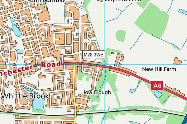M28 3WE map - OS VectorMap District (Ordnance Survey) M28 3WE map - OS VectorMap District (Ordnance Survey)