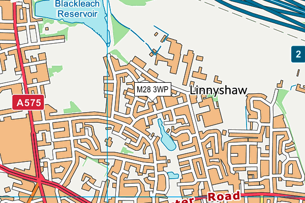M28 3WP map - OS VectorMap District (Ordnance Survey) M28 3WP map - OS VectorMap District (Ordnance Survey)