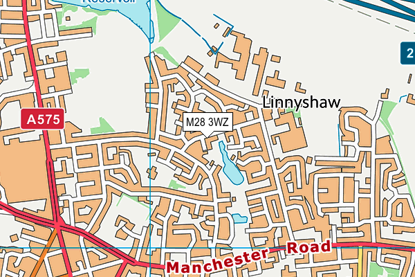 M28 3WZ map - OS VectorMap District (Ordnance Survey) M28 3WZ map - OS VectorMap District (Ordnance Survey)