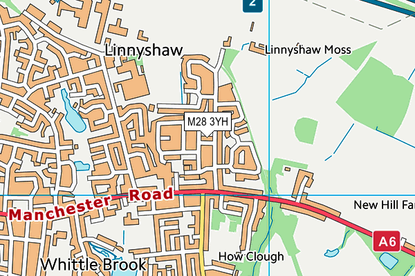 M28 3YH map - OS VectorMap District (Ordnance Survey) M28 3YH map - OS VectorMap District (Ordnance Survey)