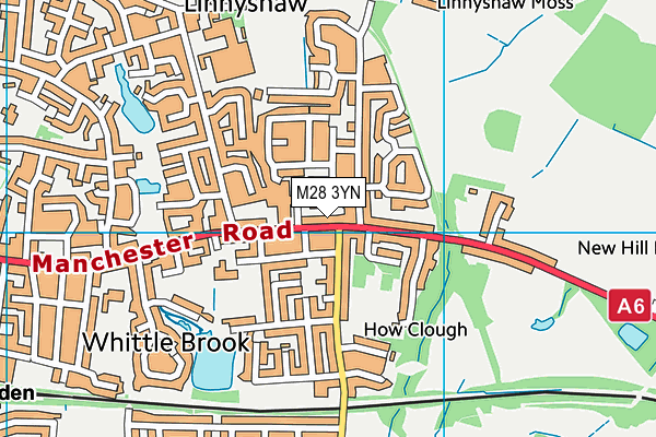 M28 3YN map - OS VectorMap District (Ordnance Survey) M28 3YN map - OS VectorMap District (Ordnance Survey)