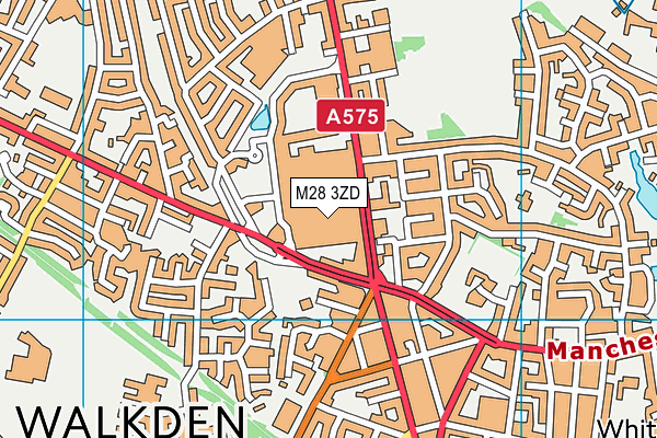 M28 3ZD map - OS VectorMap District (Ordnance Survey) M28 3ZD map - OS VectorMap District (Ordnance Survey)