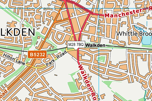 M28 7BQ map - OS VectorMap District (Ordnance Survey) M28 7BQ map - OS VectorMap District (Ordnance Survey)