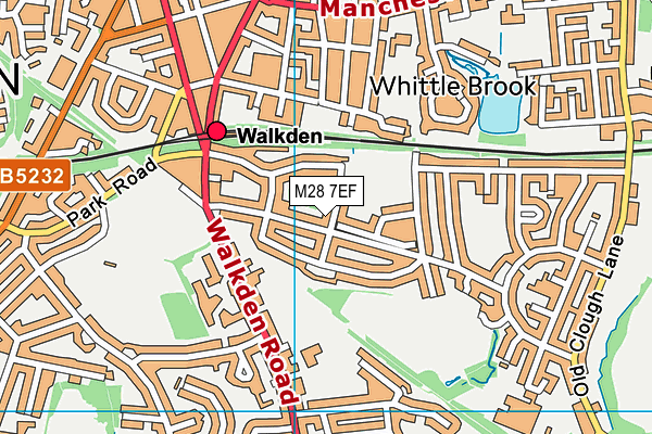 M28 7EF map - OS VectorMap District (Ordnance Survey) M28 7EF map - OS VectorMap District (Ordnance Survey)