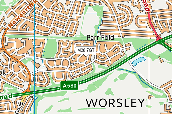 M28 7GT map - OS VectorMap District (Ordnance Survey) M28 7GT map - OS VectorMap District (Ordnance Survey)