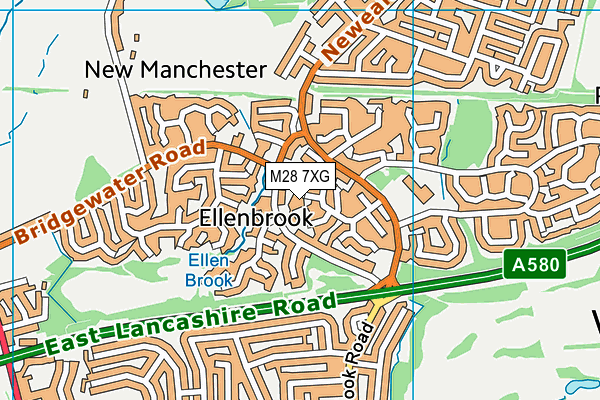 M28 7XG map - OS VectorMap District (Ordnance Survey) M28 7XG map - OS VectorMap District (Ordnance Survey)