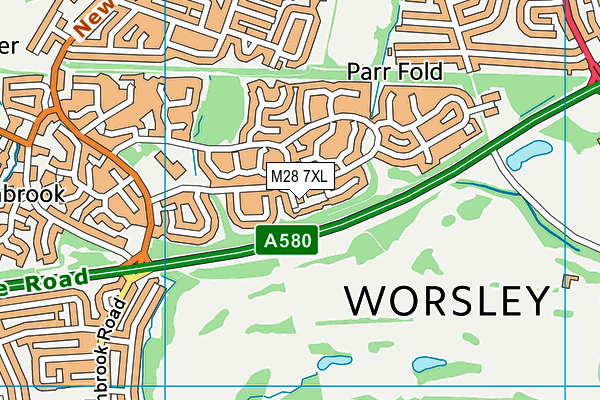 M28 7XL map - OS VectorMap District (Ordnance Survey) M28 7XL map - OS VectorMap District (Ordnance Survey)