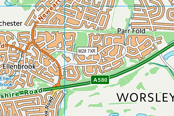 M28 7XR map - OS VectorMap District (Ordnance Survey) M28 7XR map - OS VectorMap District (Ordnance Survey)