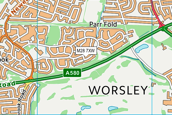 M28 7XW map - OS VectorMap District (Ordnance Survey) M28 7XW map - OS VectorMap District (Ordnance Survey)
