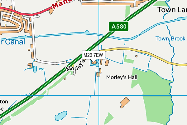 M29 7EW map - OS VectorMap District (Ordnance Survey) M29 7EW map - OS VectorMap District (Ordnance Survey)