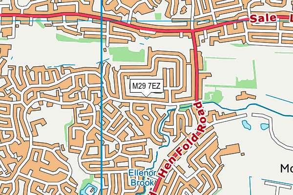M29 7EZ map - OS VectorMap District (Ordnance Survey) M29 7EZ map - OS VectorMap District (Ordnance Survey)