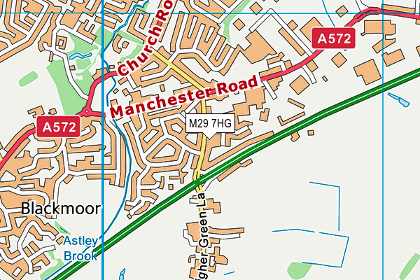 M29 7HG map - OS VectorMap District (Ordnance Survey) M29 7HG map - OS VectorMap District (Ordnance Survey)