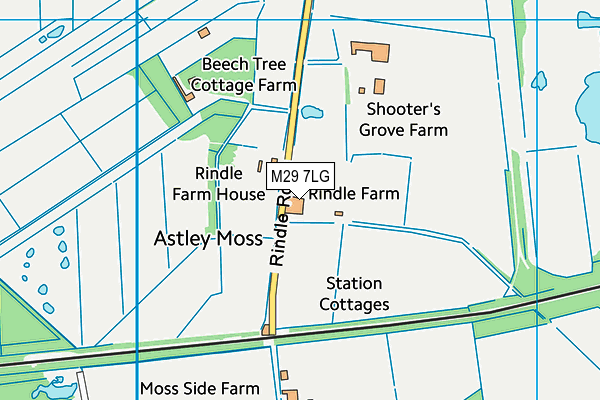 M29 7LG map - OS VectorMap District (Ordnance Survey) M29 7LG map - OS VectorMap District (Ordnance Survey)