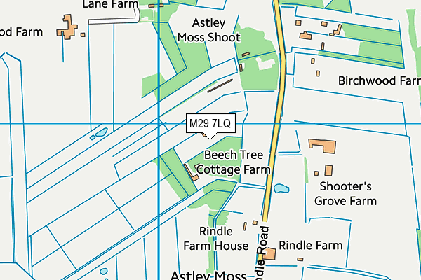 M29 7LQ map - OS VectorMap District (Ordnance Survey) M29 7LQ map - OS VectorMap District (Ordnance Survey)