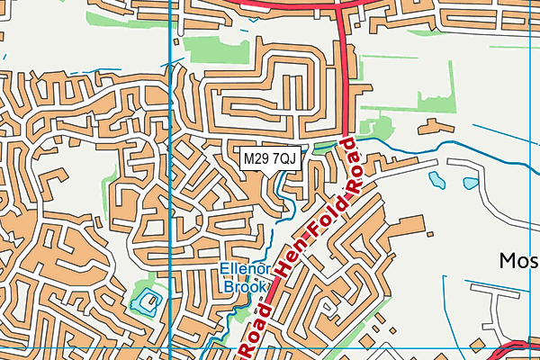 M29 7QJ map - OS VectorMap District (Ordnance Survey) M29 7QJ map - OS VectorMap District (Ordnance Survey)