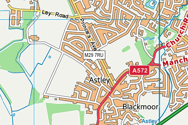 M29 7RU map - OS VectorMap District (Ordnance Survey) M29 7RU map - OS VectorMap District (Ordnance Survey)