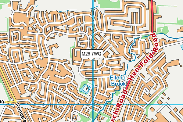 M29 7WQ map - OS VectorMap District (Ordnance Survey) M29 7WQ map - OS VectorMap District (Ordnance Survey)