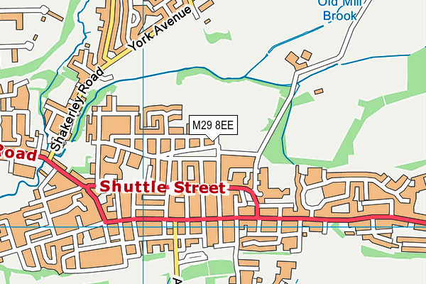 M29 8EE map - OS VectorMap District (Ordnance Survey) M29 8EE map - OS VectorMap District (Ordnance Survey)