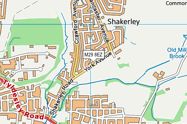 M29 8EZ map - OS VectorMap District (Ordnance Survey) M29 8EZ map - OS VectorMap District (Ordnance Survey)
