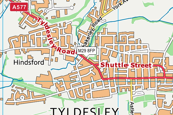 M29 8FP map - OS VectorMap District (Ordnance Survey) M29 8FP map - OS VectorMap District (Ordnance Survey)