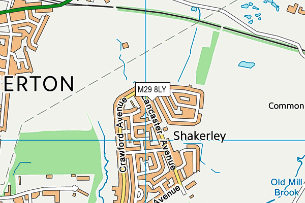 M29 8LY map - OS VectorMap District (Ordnance Survey) M29 8LY map - OS VectorMap District (Ordnance Survey)
