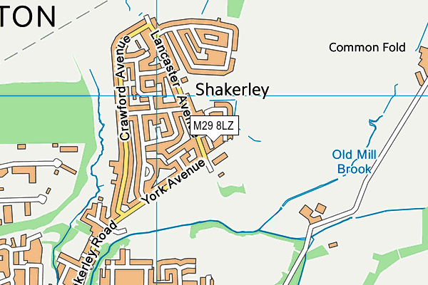M29 8LZ map - OS VectorMap District (Ordnance Survey) M29 8LZ map - OS VectorMap District (Ordnance Survey)