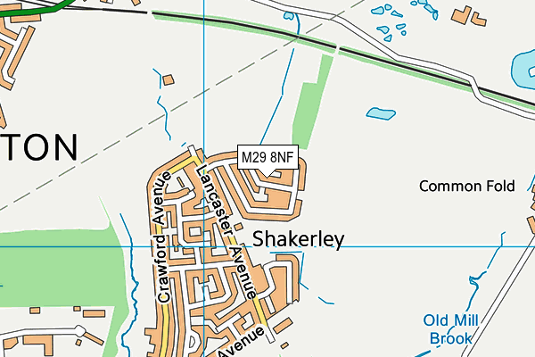 M29 8NF map - OS VectorMap District (Ordnance Survey) M29 8NF map - OS VectorMap District (Ordnance Survey)