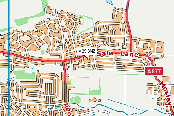 M29 8NZ map - OS VectorMap District (Ordnance Survey) M29 8NZ map - OS VectorMap District (Ordnance Survey)