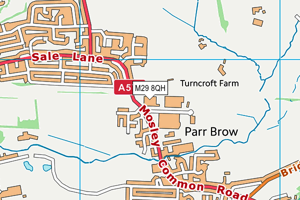 M29 8QH map - OS VectorMap District (Ordnance Survey) M29 8QH map - OS VectorMap District (Ordnance Survey)