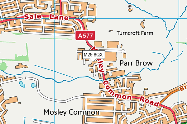 M29 8QX map - OS VectorMap District (Ordnance Survey) M29 8QX map - OS VectorMap District (Ordnance Survey)