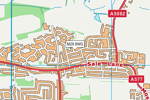 M29 8WG map - OS VectorMap District (Ordnance Survey) M29 8WG map - OS VectorMap District (Ordnance Survey)