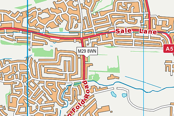 M29 8WN map - OS VectorMap District (Ordnance Survey) M29 8WN map - OS VectorMap District (Ordnance Survey)