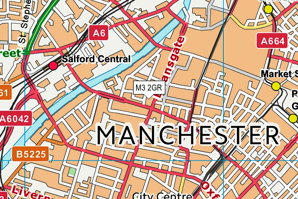M3 2GR map - OS VectorMap District (Ordnance Survey) M3 2GR map - OS VectorMap District (Ordnance Survey)