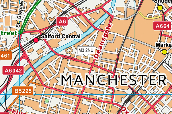 M3 2NU map - OS VectorMap District (Ordnance Survey) M3 2NU map - OS VectorMap District (Ordnance Survey)