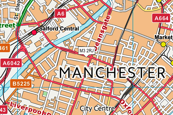 M3 2RJ map - OS VectorMap District (Ordnance Survey) M3 2RJ map - OS VectorMap District (Ordnance Survey)